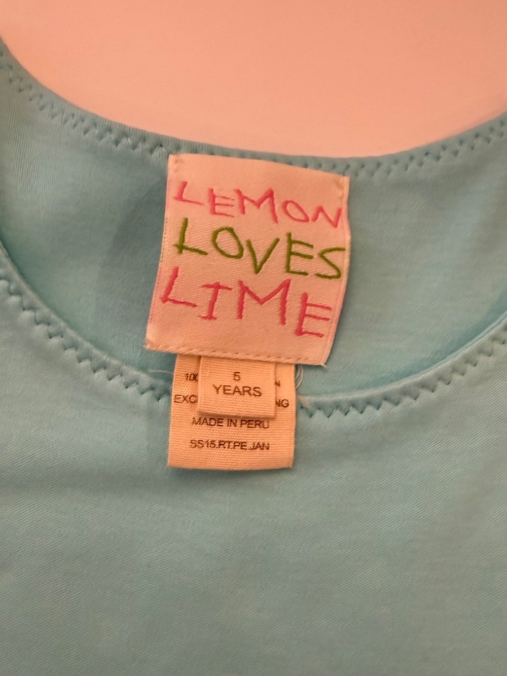 Lemon Loves Lime Dress, size 5 - Picture 2 of 3